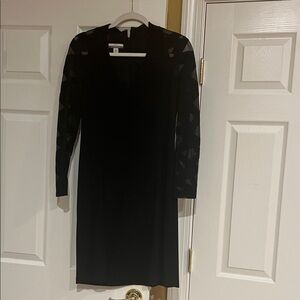 Muse Black Long Sleeve Dress